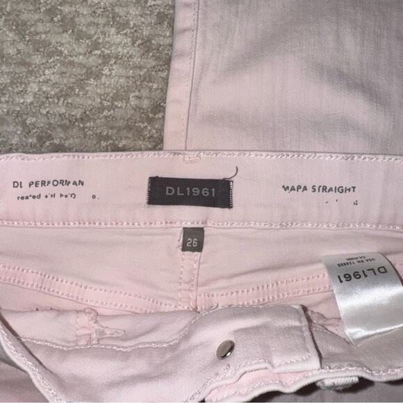 DL1961 Mara Instasculpt Straight Leg Ankle Jeans in Rose Lychee 26 - Picture 7 of 9